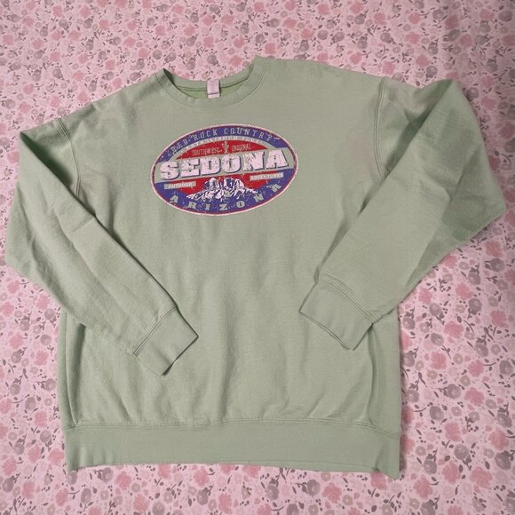 Women's Small Sweatshirt "Sedona" Mint Green - Lightly Worn - Picture 1 of 8